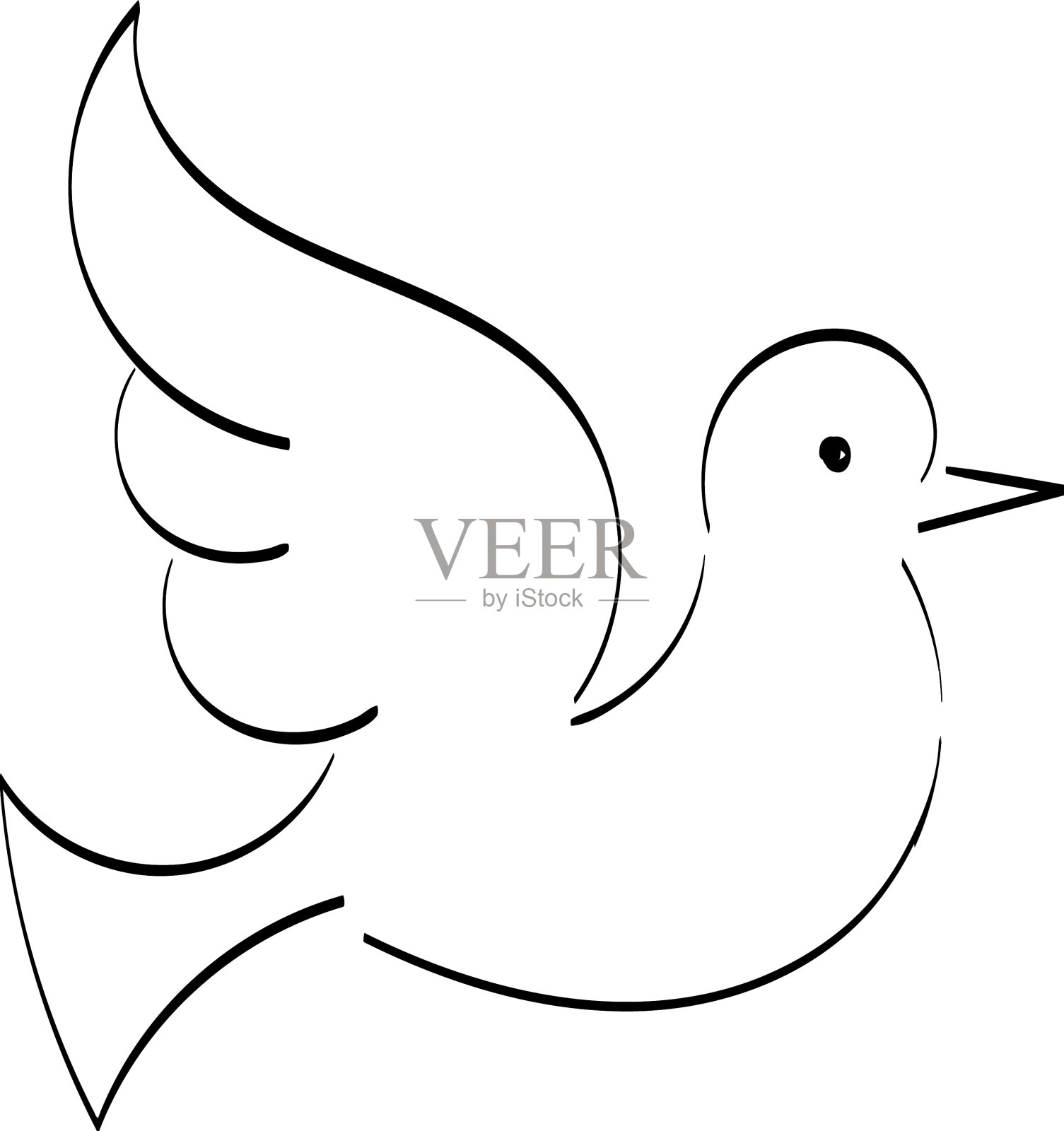 圣经符号基督教线图标插画图片素材