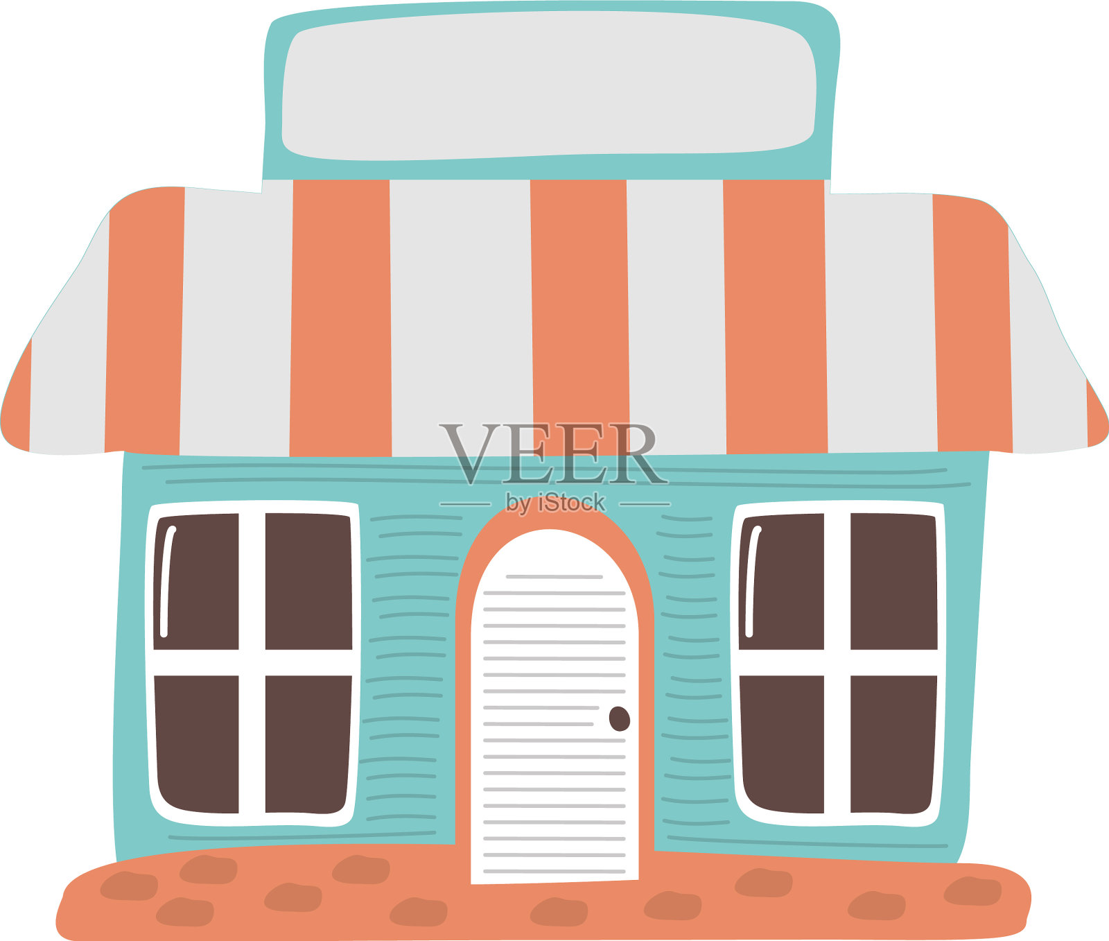 商店外观卡通设计元素图片