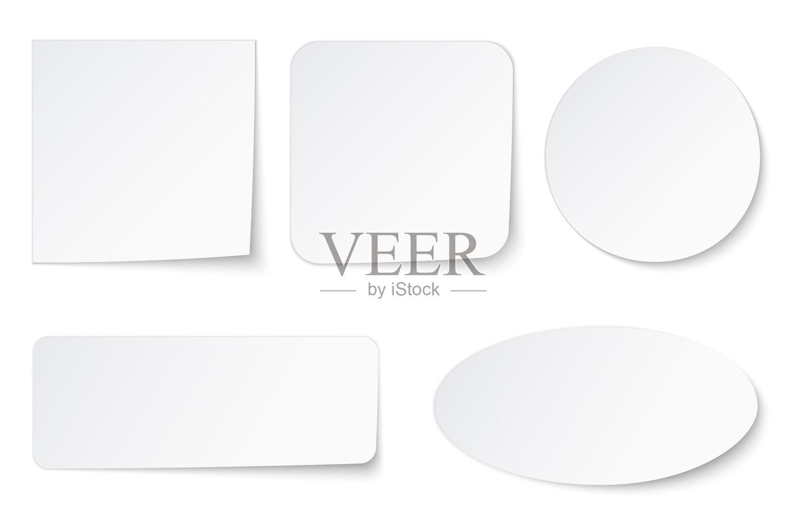 一套贴纸四插画图片素材