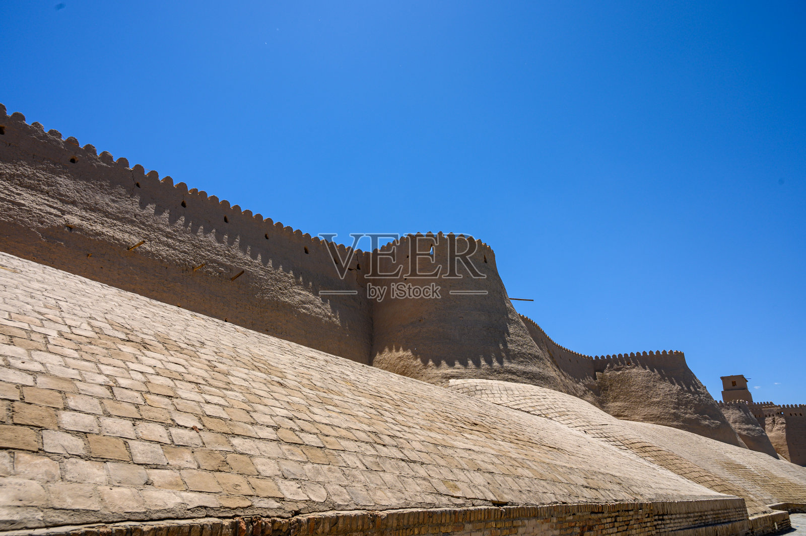 希瓦城的建筑照片摄影图片