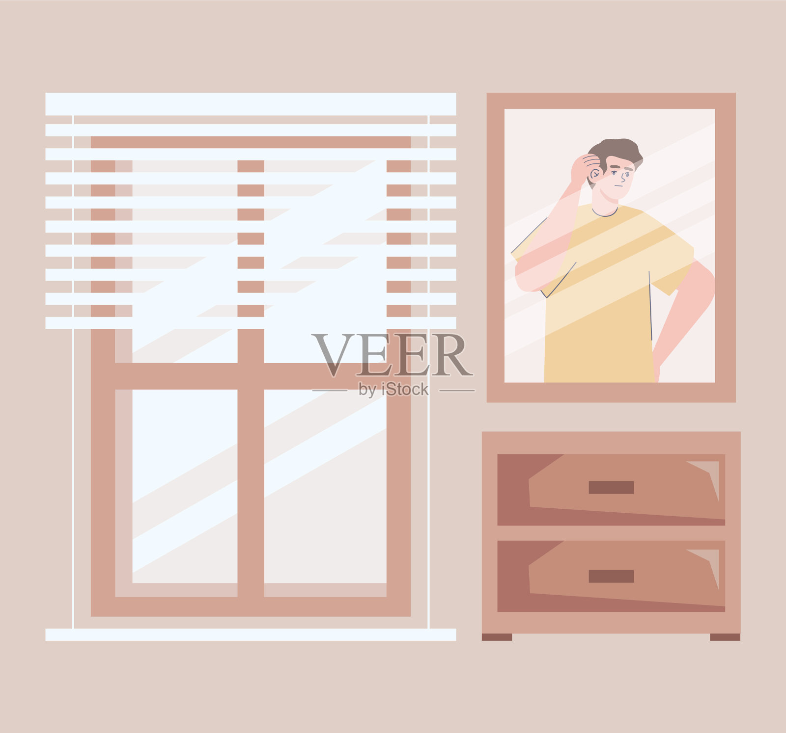 房间房子室内场景插画图片素材