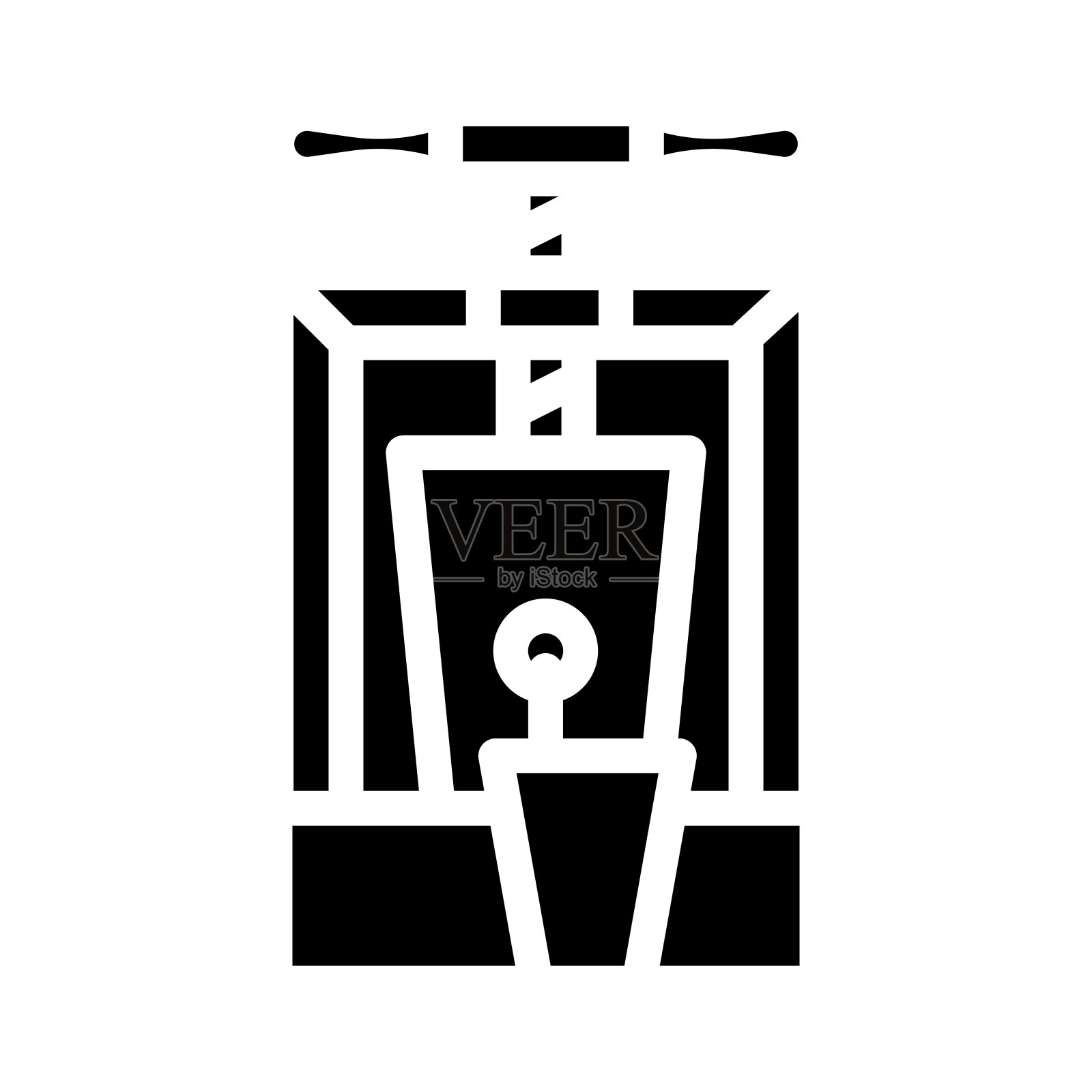 苹果汁字形图标矢量插图插画图片素材