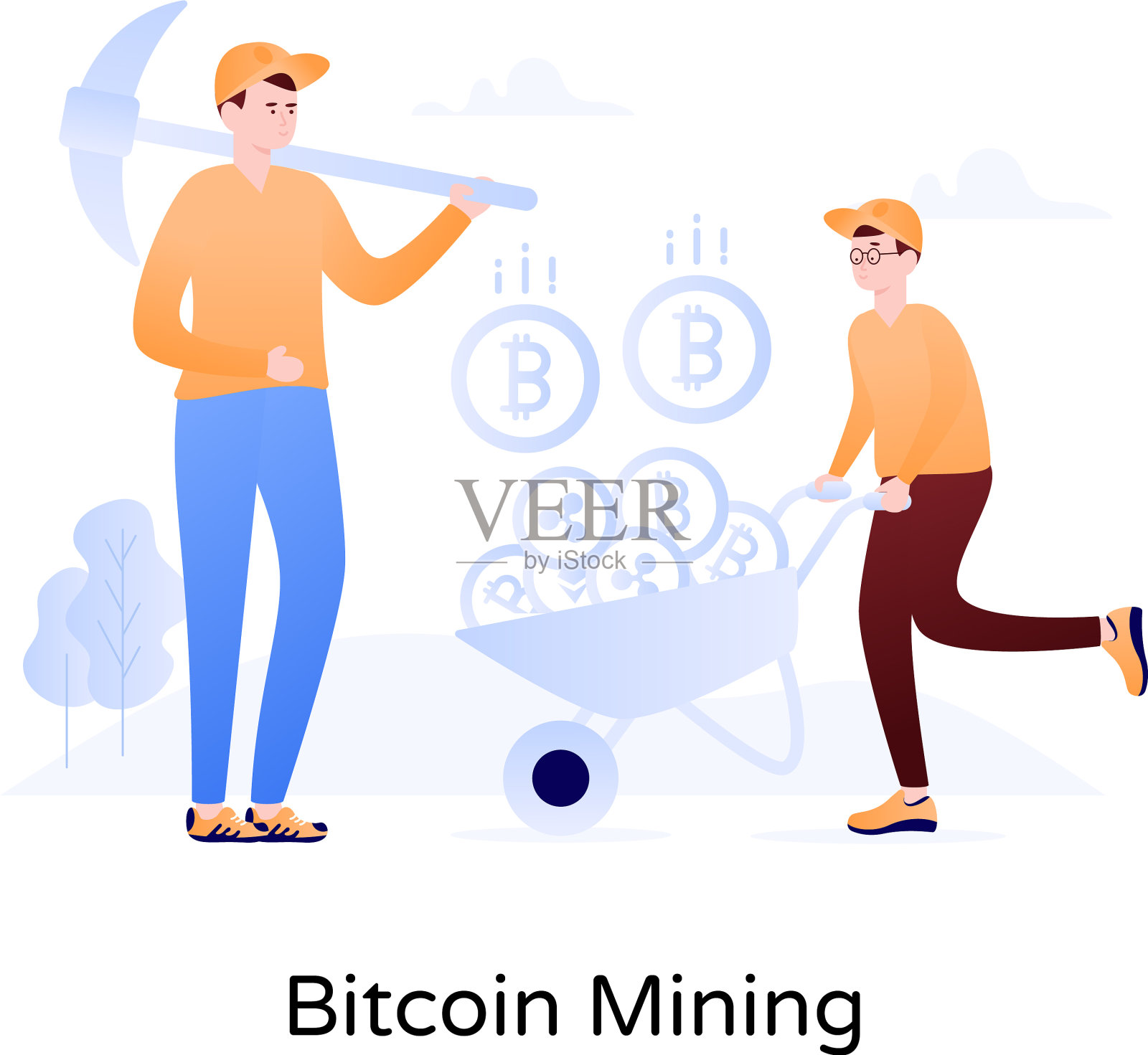 团队合作插画图片素材