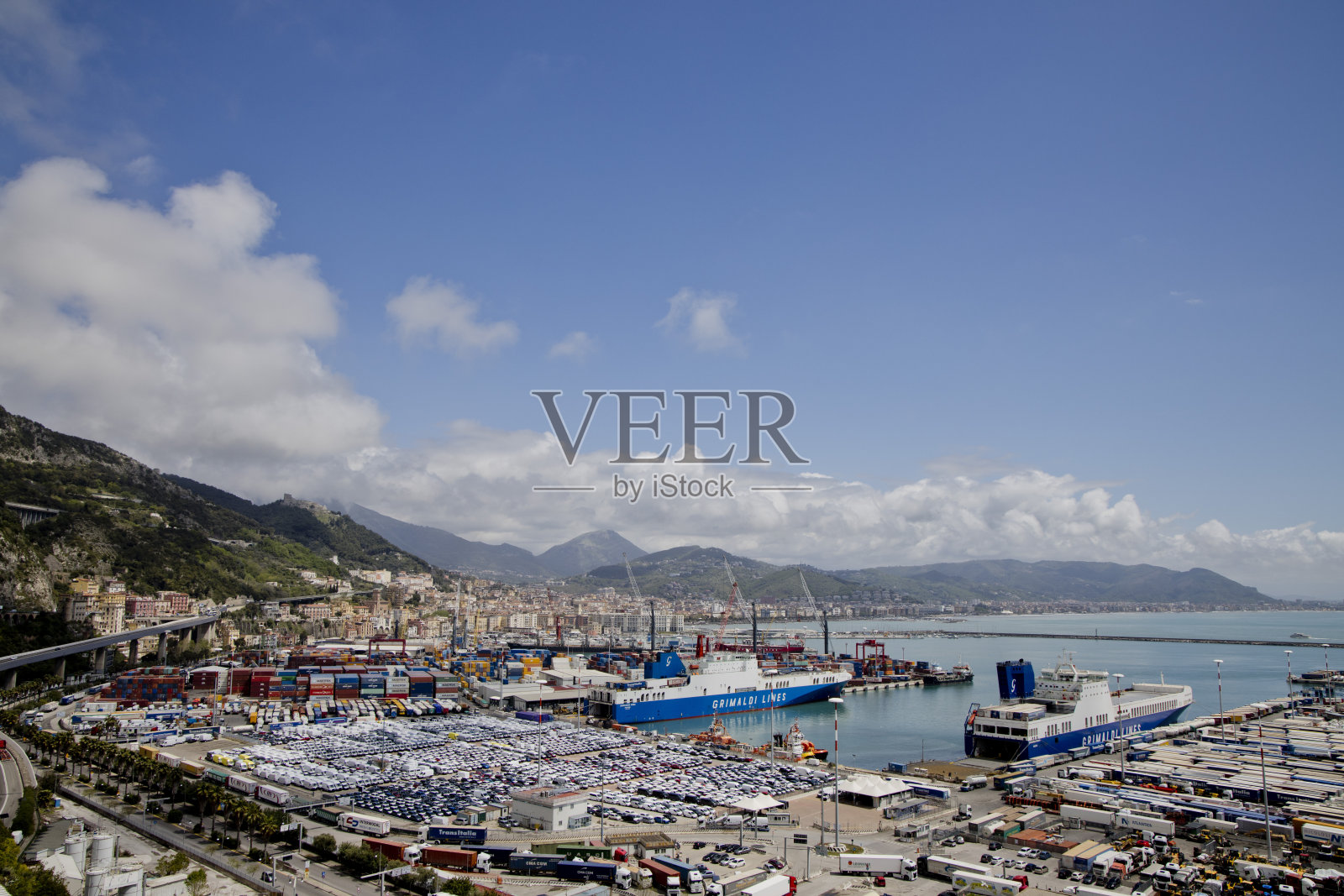 萨勒诺商埠照片摄影图片