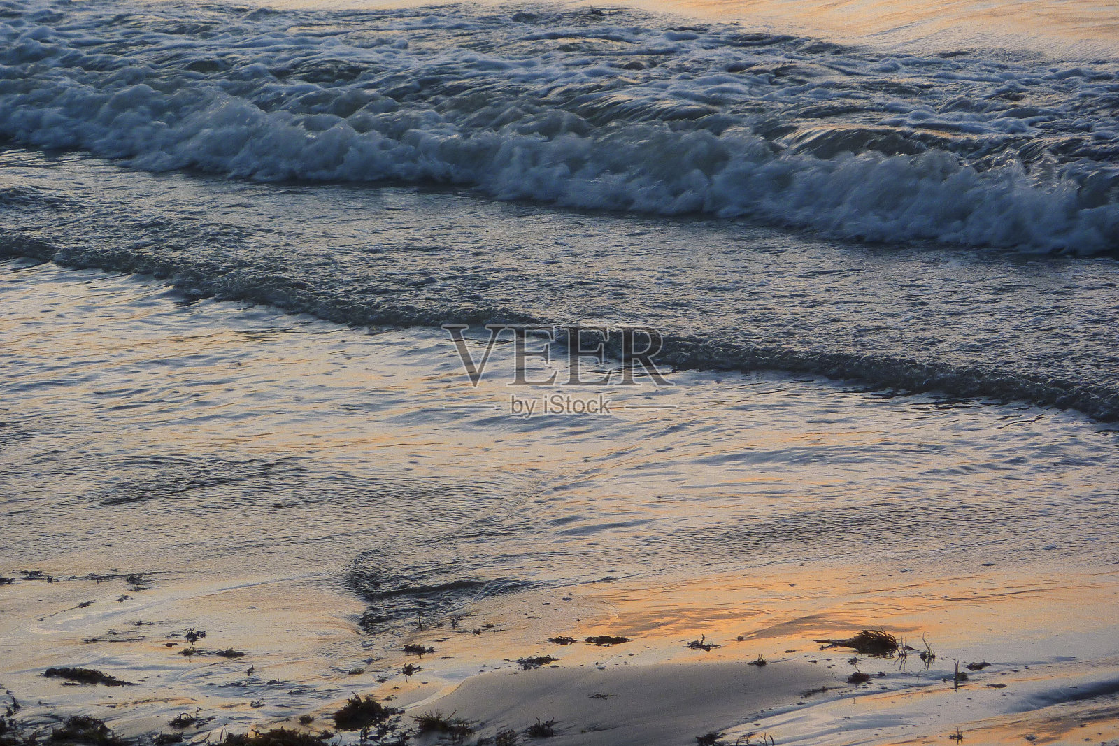 加勒比海的日落照片摄影图片