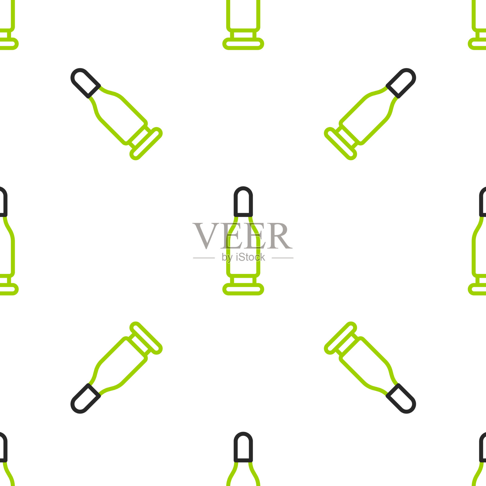 行子弹图标隔离无缝图案上插画图片素材