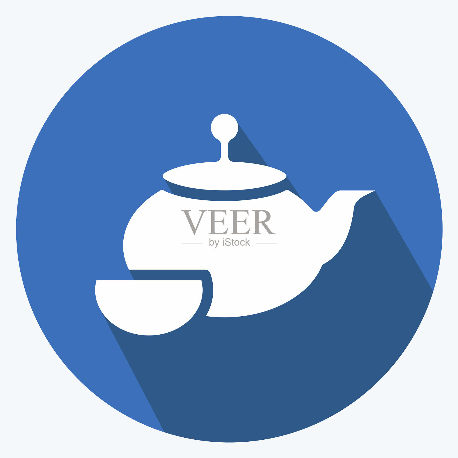 图标茶道，适合符号长饮插画图片素材