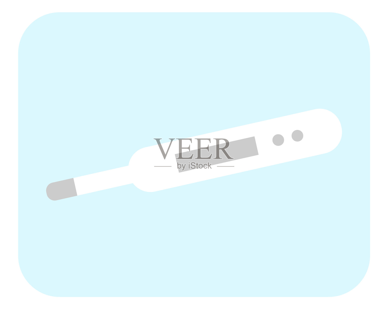 温度计电子温度计图标体插画图片素材