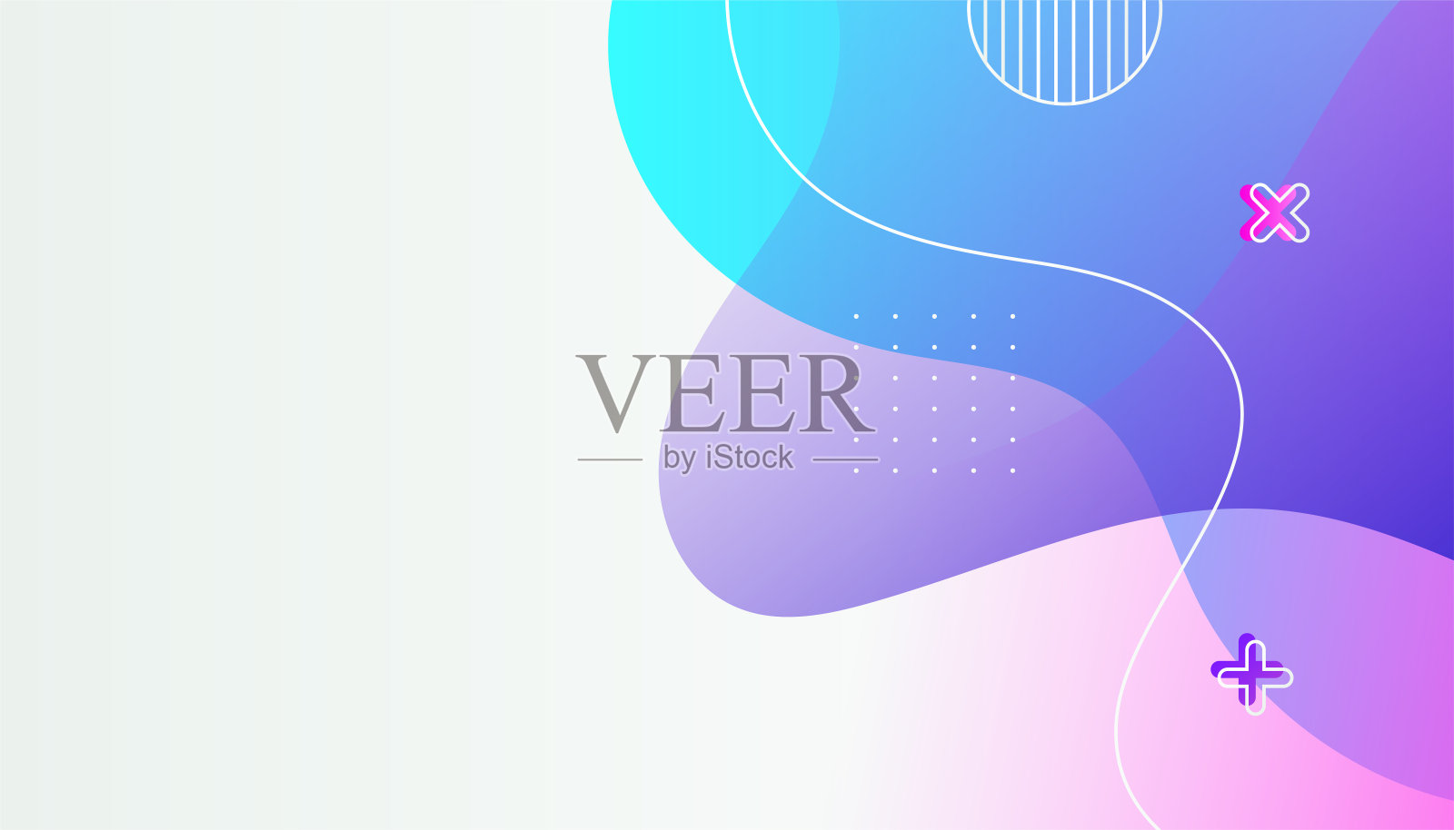 现代多彩的抽象背景。设计横幅，海报，传单，演示背景，名片，封面，和模板。矢量图插画图片素材