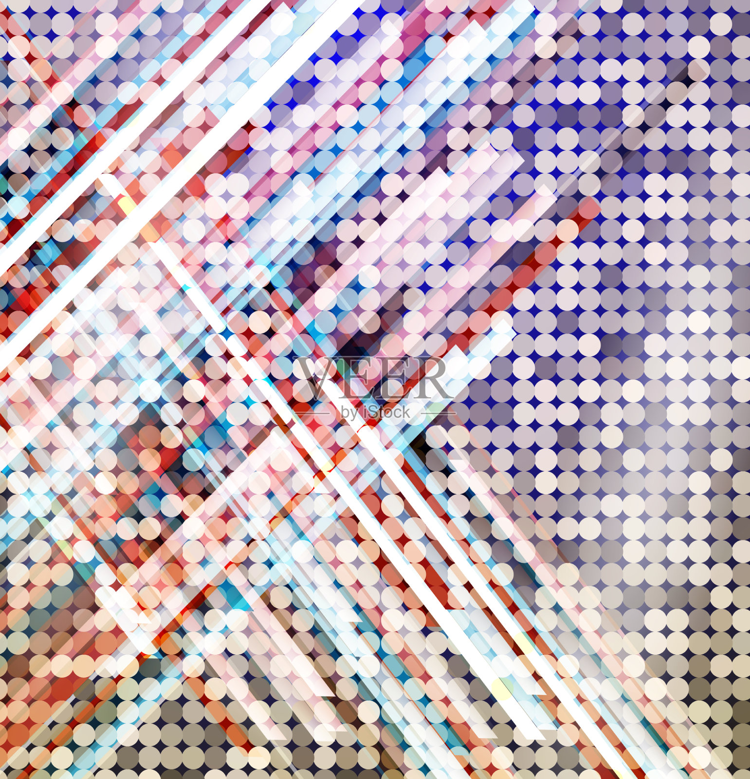 抽象的新设计六边形插画图片素材