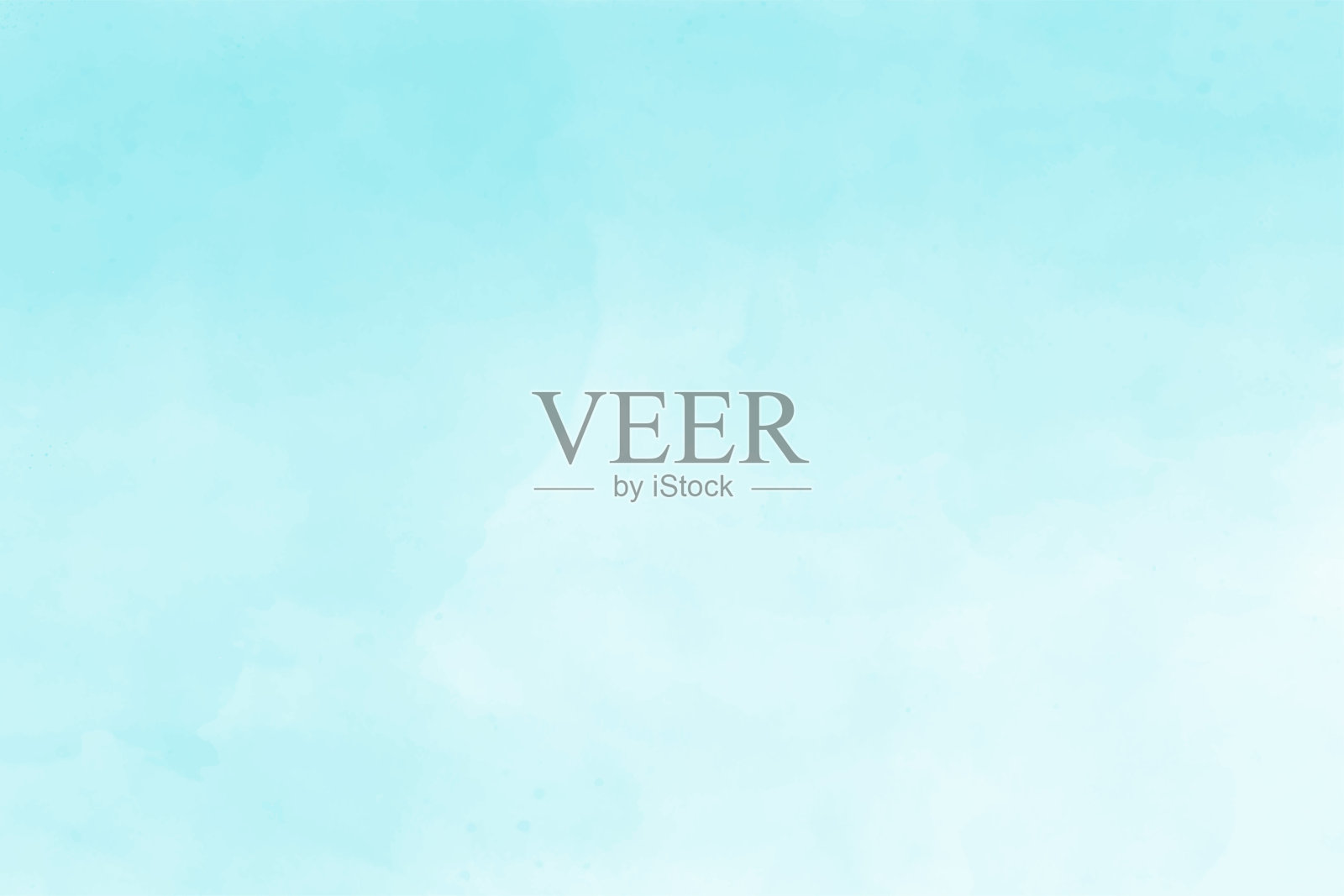 蓝色薄荷水彩刷油漆背景插画图片素材