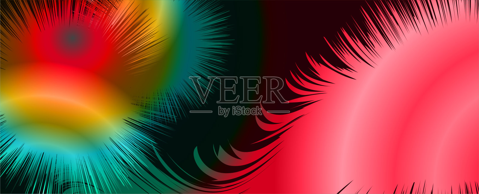 抽象的背景矢量。波浪背景，矢量插图插画图片素材