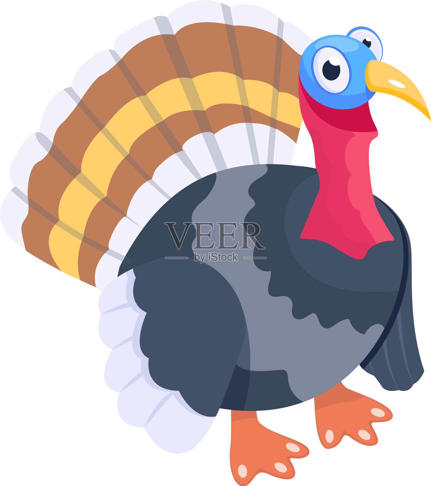 火鸡插画图片素材