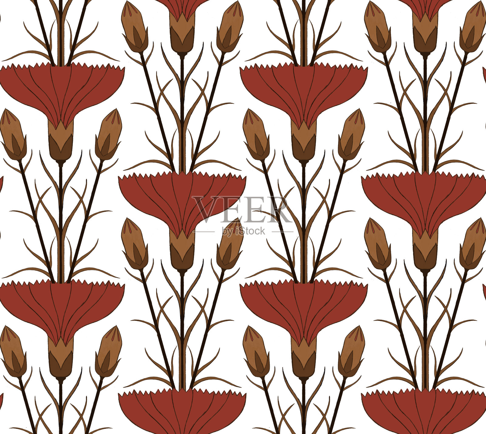 康乃馨插画图片素材