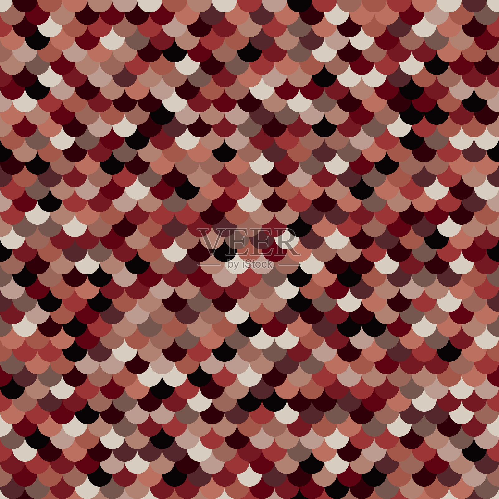 摘要褐锈半色调鱼鳞表面插画图片素材