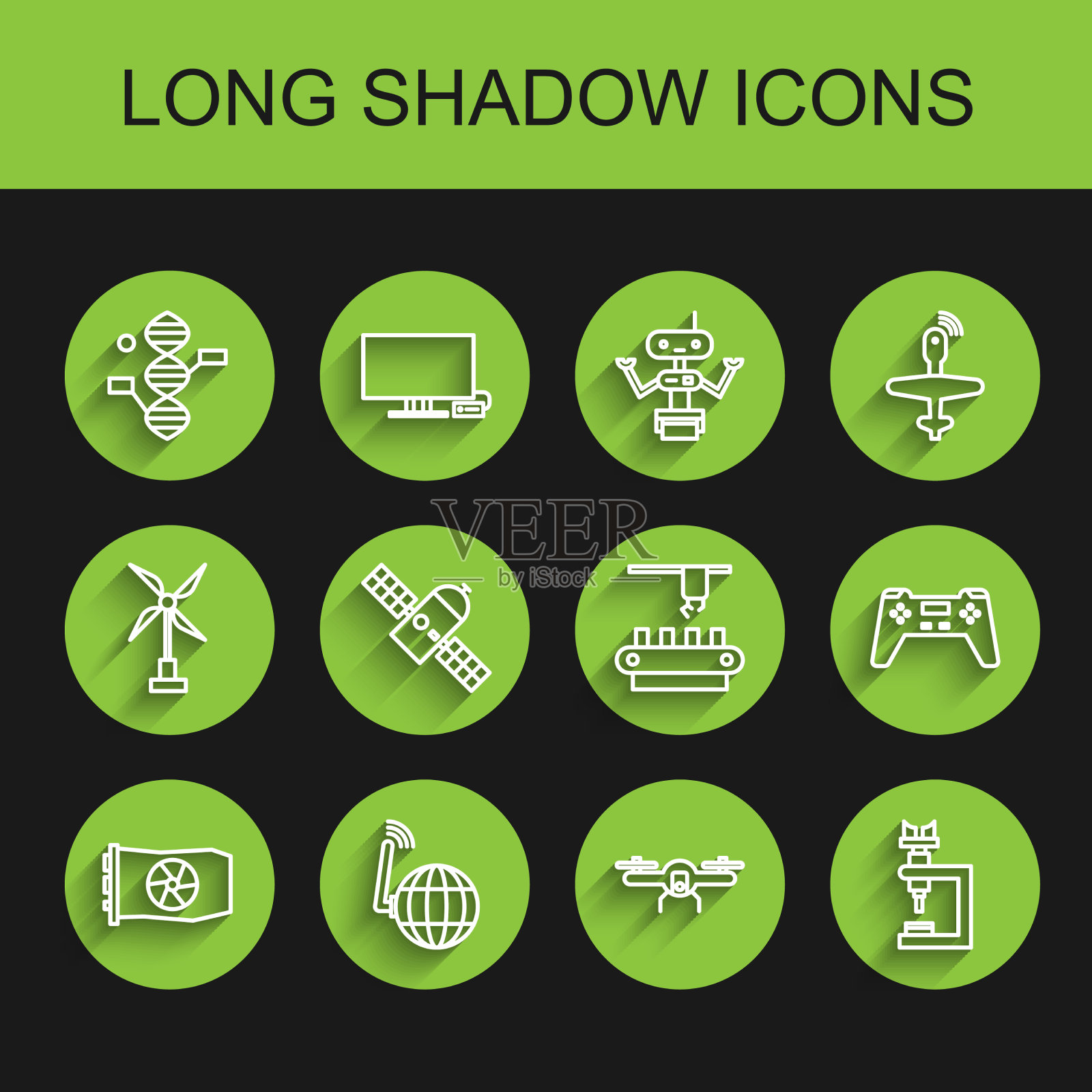 集线视频显卡社交网络DNA插画图片素材