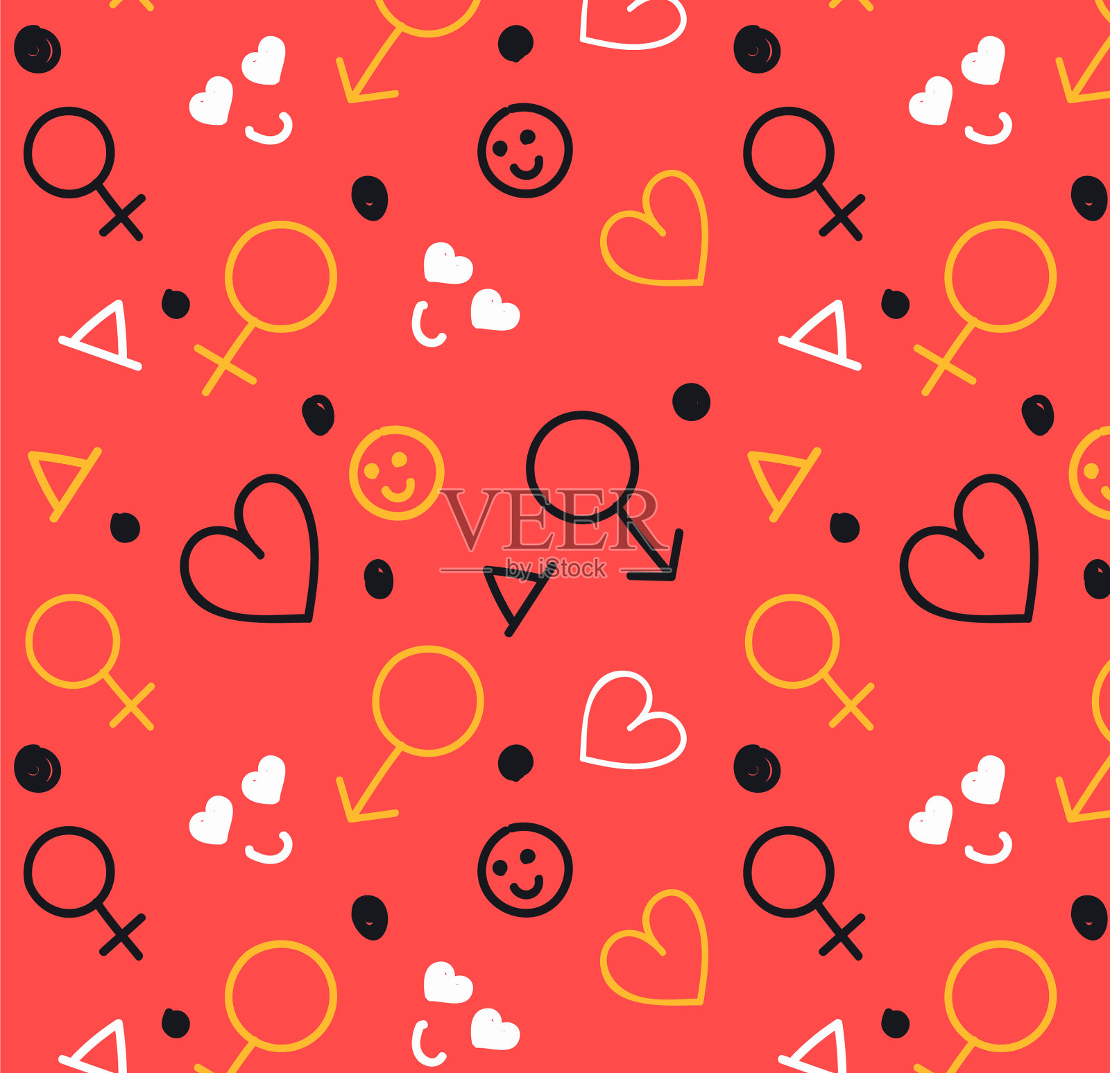 爱的背景插画图片素材