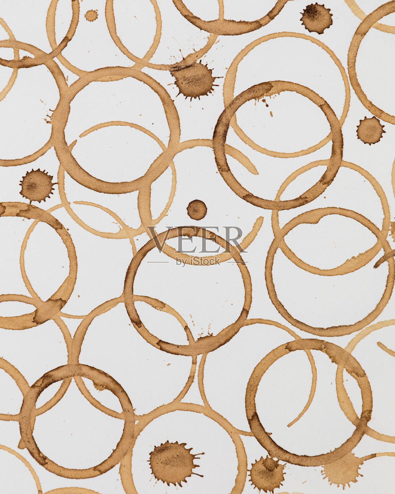 咖啡杯污渍照片摄影图片