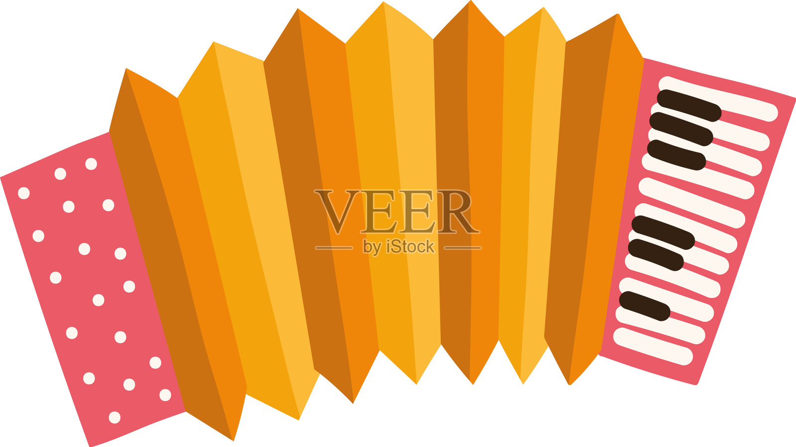 手风琴乐器图标设计元素图片