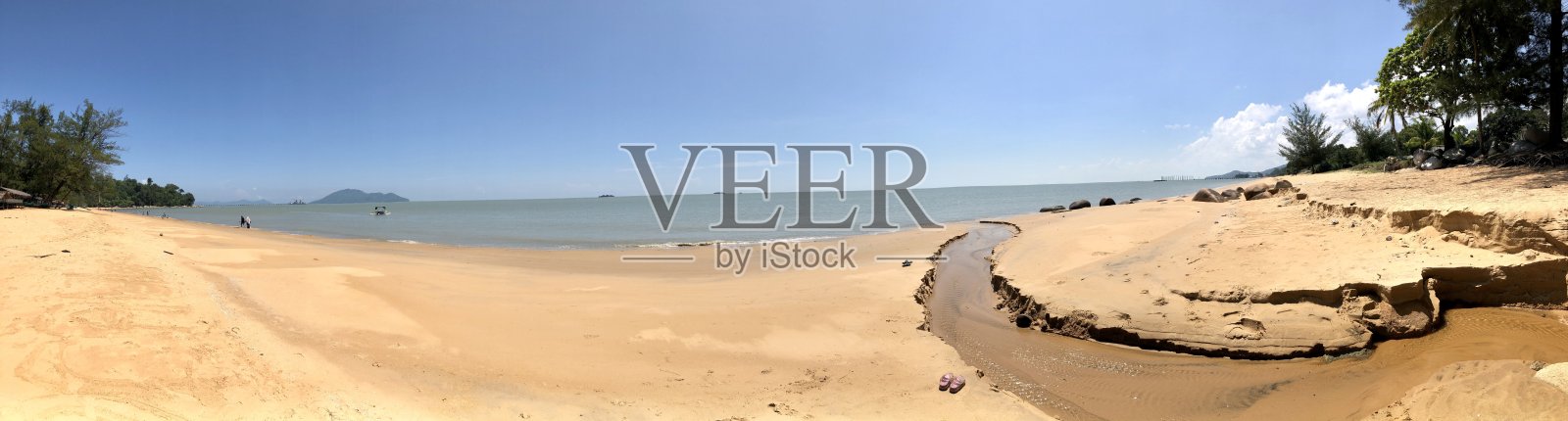 西婆罗洲的库拉库拉海滩照片摄影图片