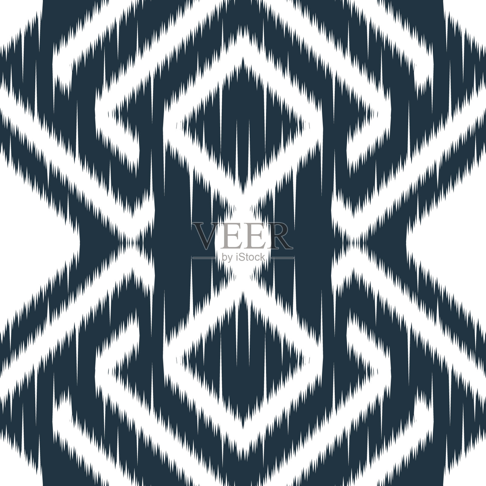 无缝民族布料矢量矢量图案矢量扎染印花西博里条纹和纹路波西米亚时尚无限质感。背景颜色可以改变插画图片素材