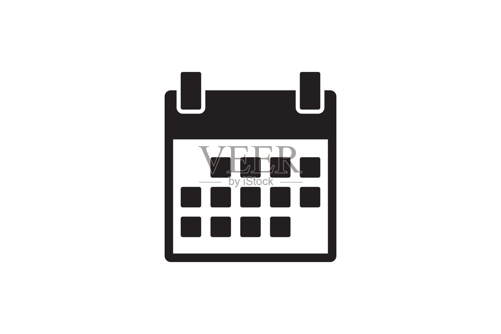 日历图标业务提醒符号月和图标素材