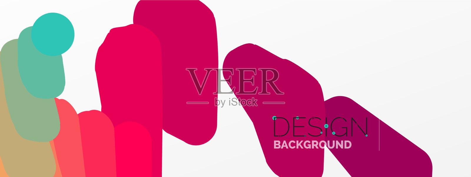 背景彩色形状模板墙纸插画图片素材