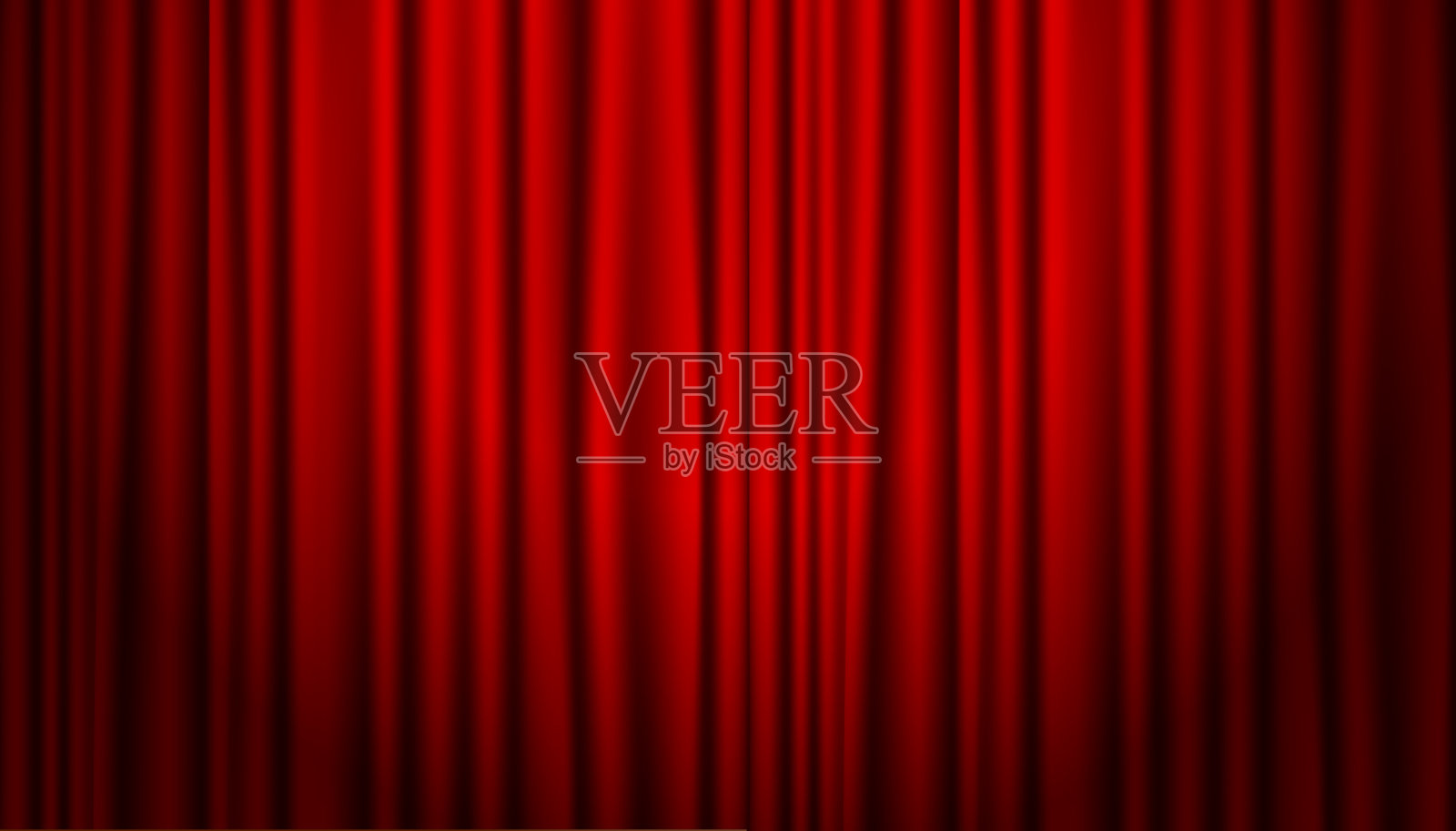 剧院影院用对焦光窗帘插画图片素材