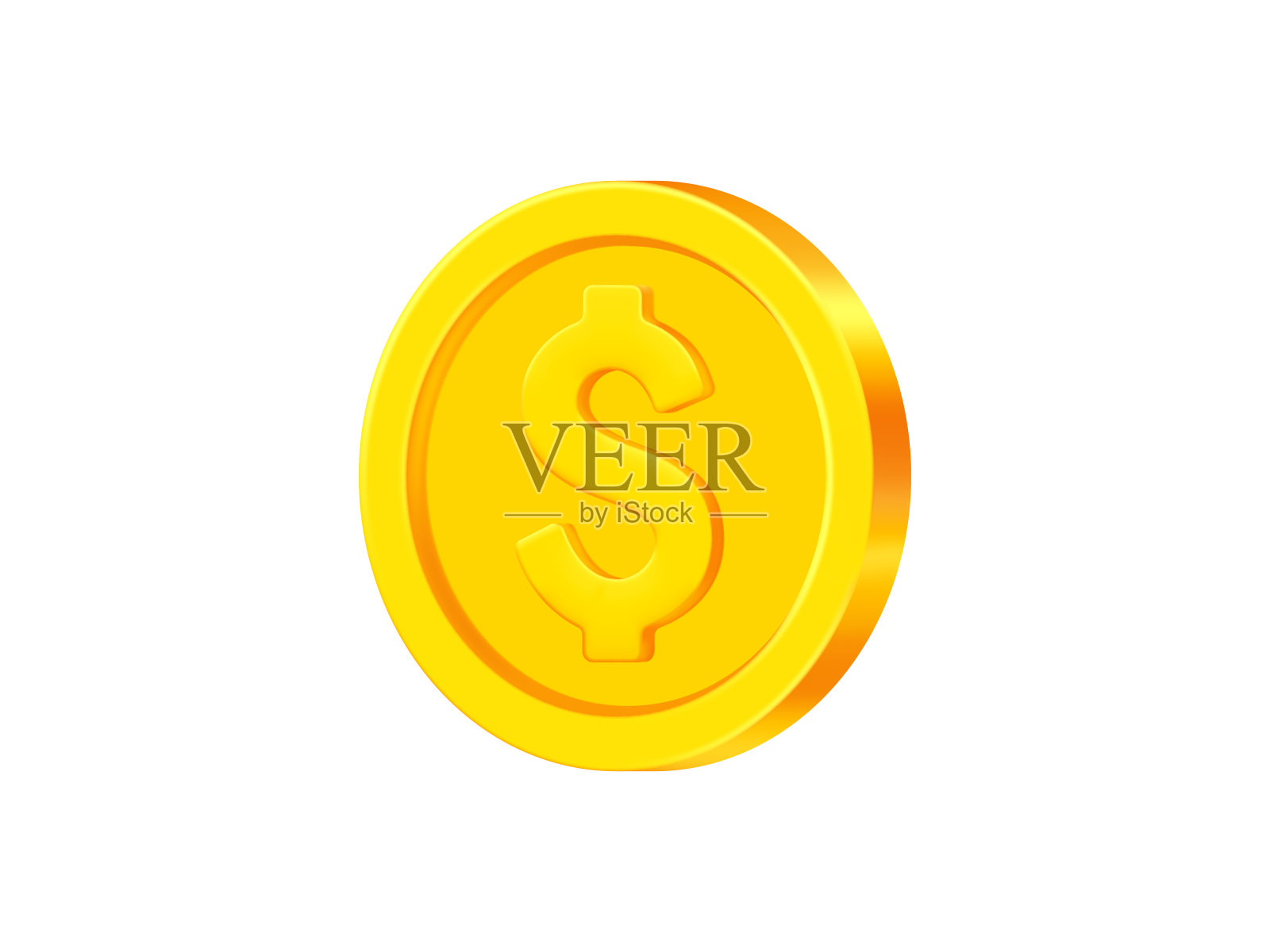 金币插画图片素材