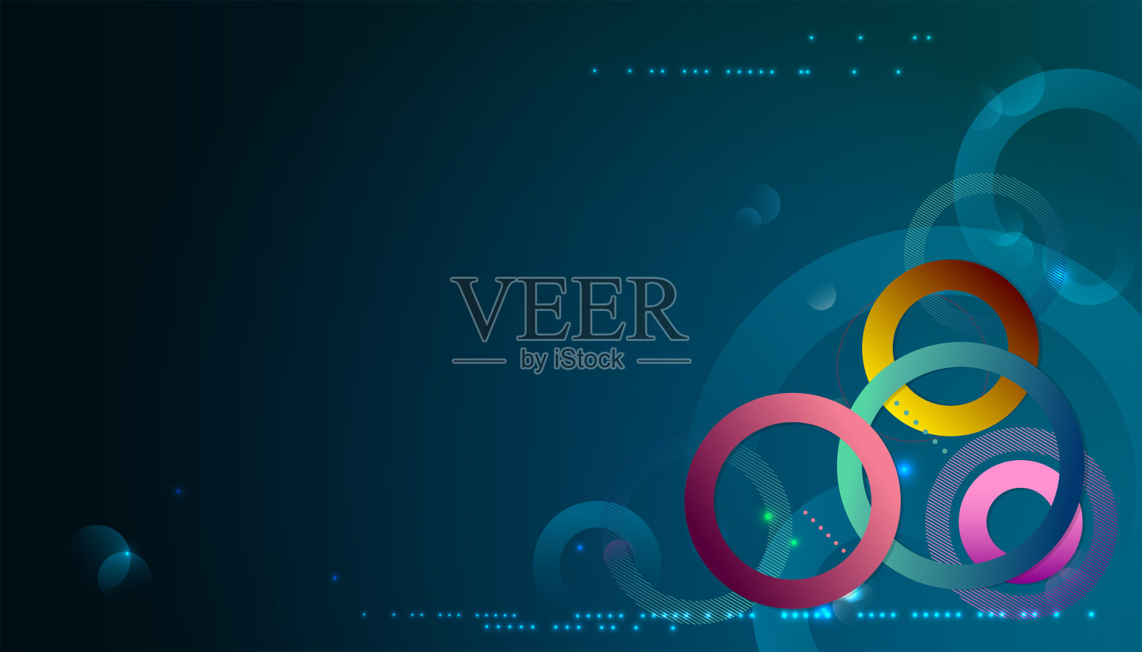 文摘circles-1插画图片素材