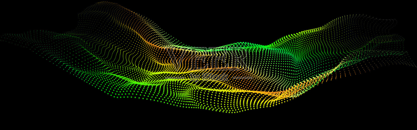 深度数据作为大数据点的一部分插画图片素材