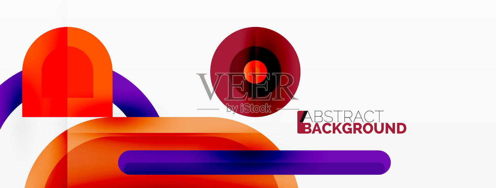 创意几何墙纸最小抽象插画图片素材