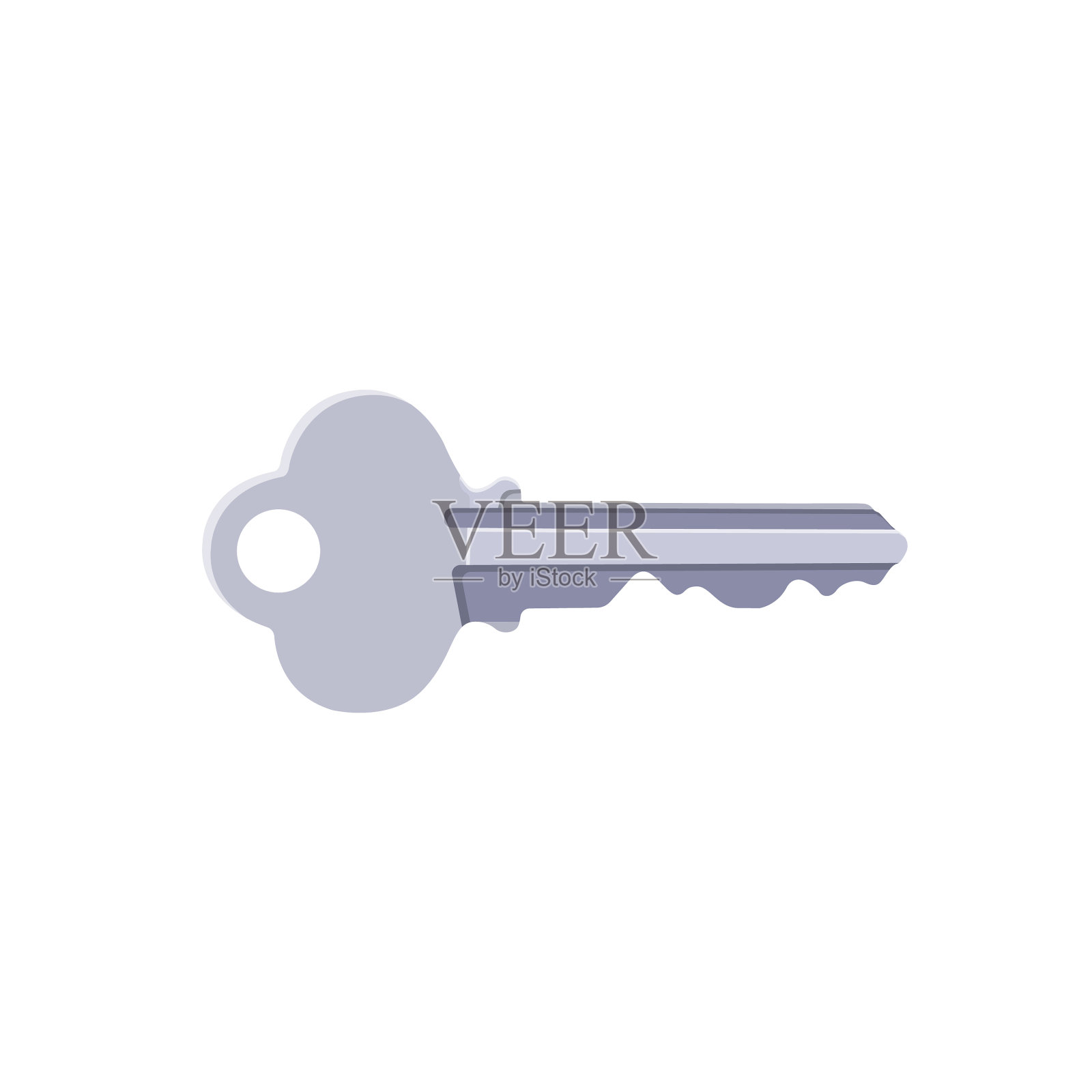 关键平面清洁图标设计元素上的隔离设计元素图片