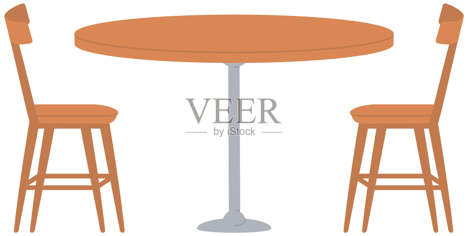 桌椅、家具和室内元素设计元素图片