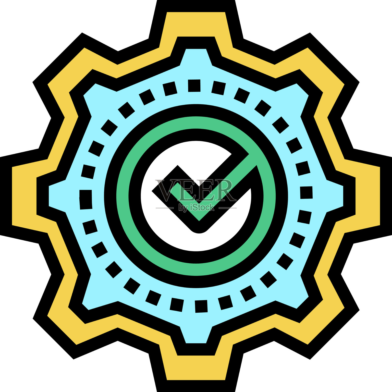 服务质量彩色图标图标素材