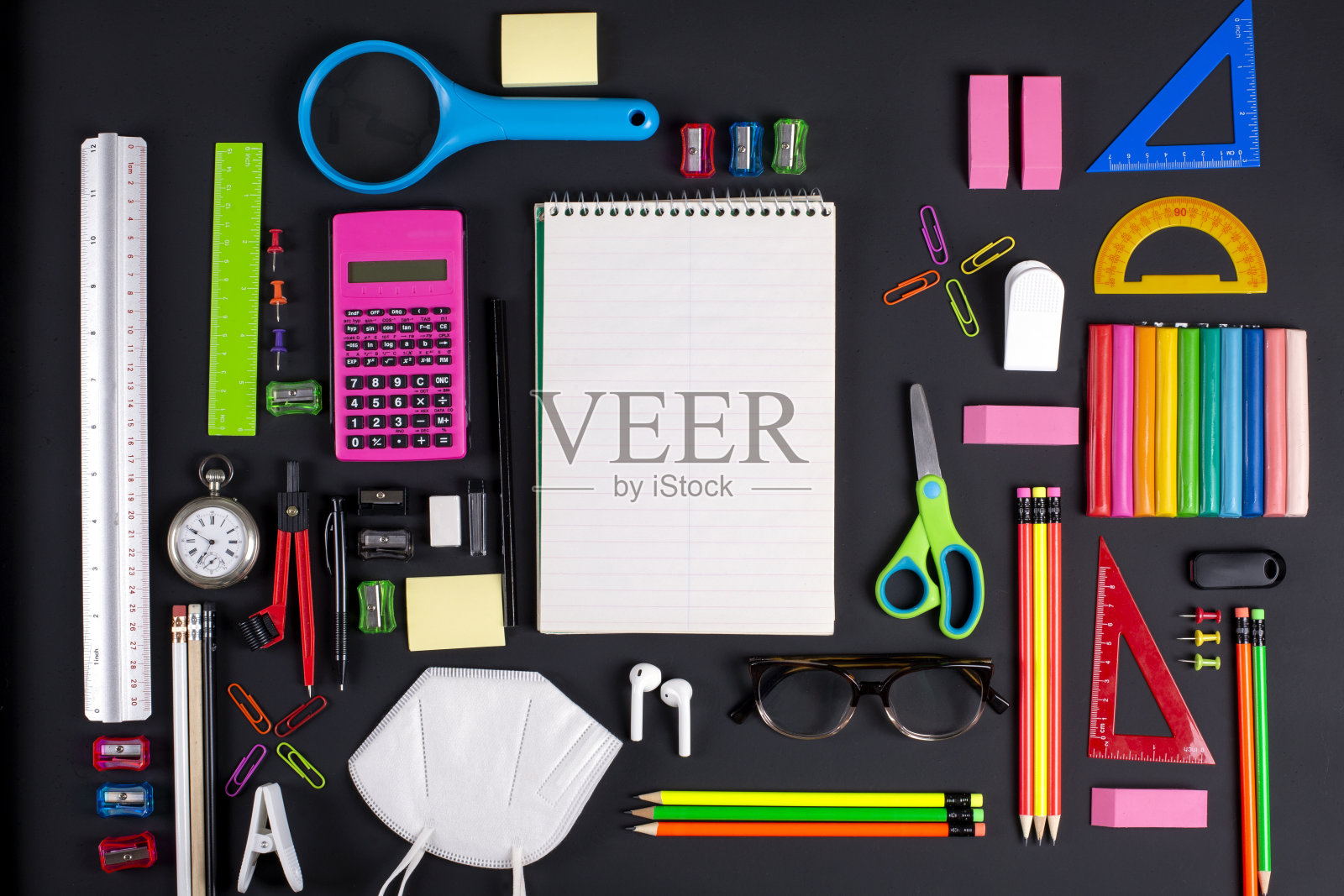 学习用品的背景。照片摄影图片