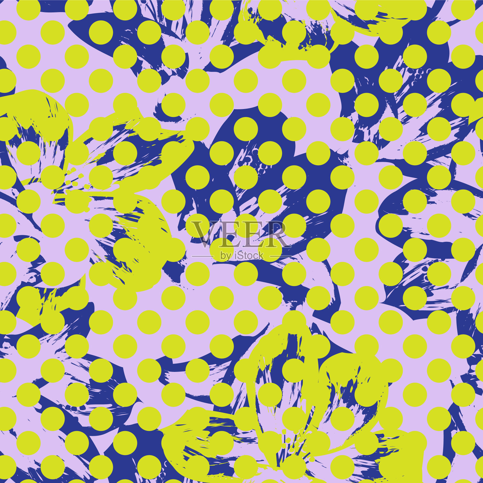 花点无缝图案设计插画图片素材