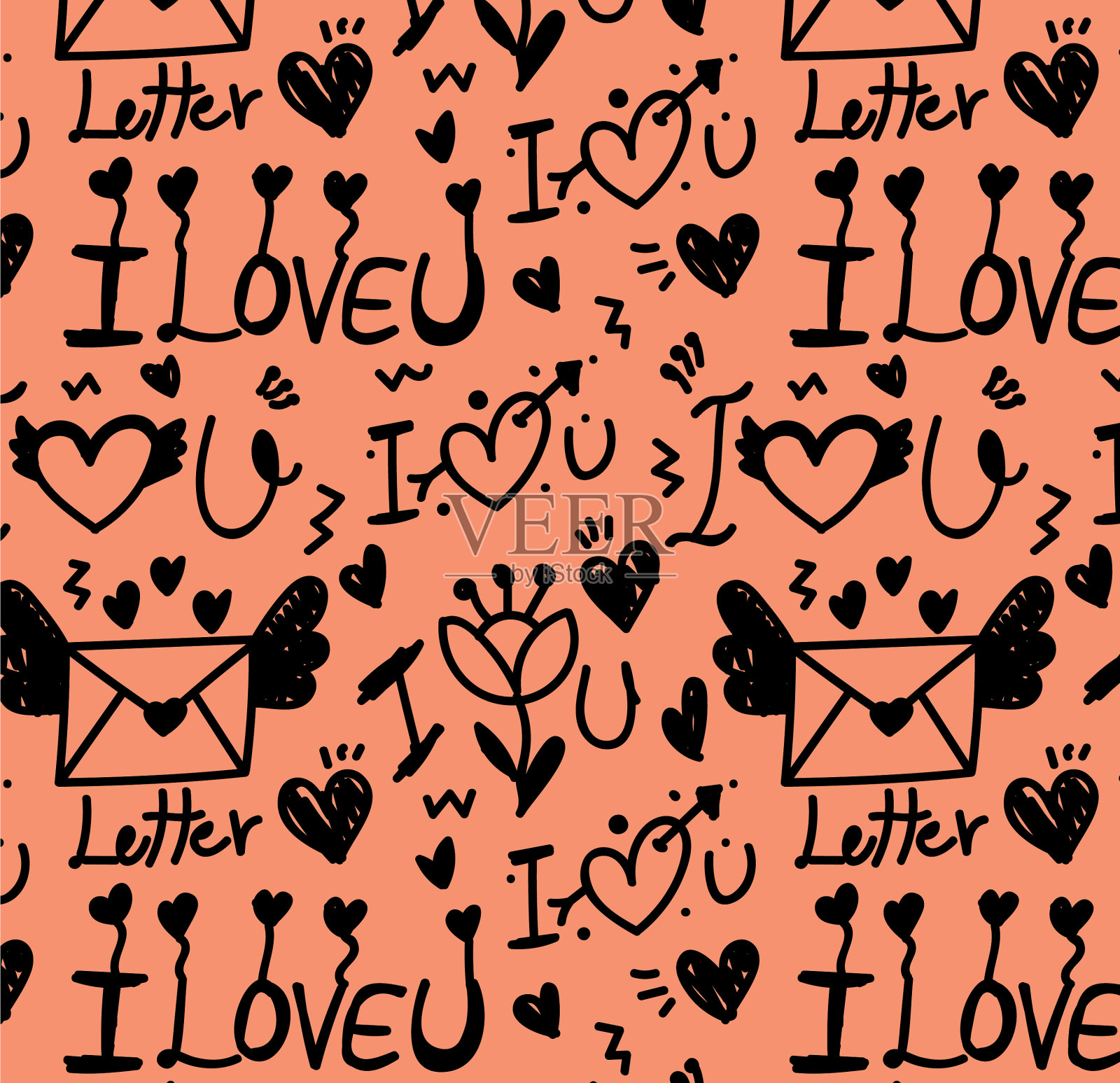 无缝模式插画图片素材