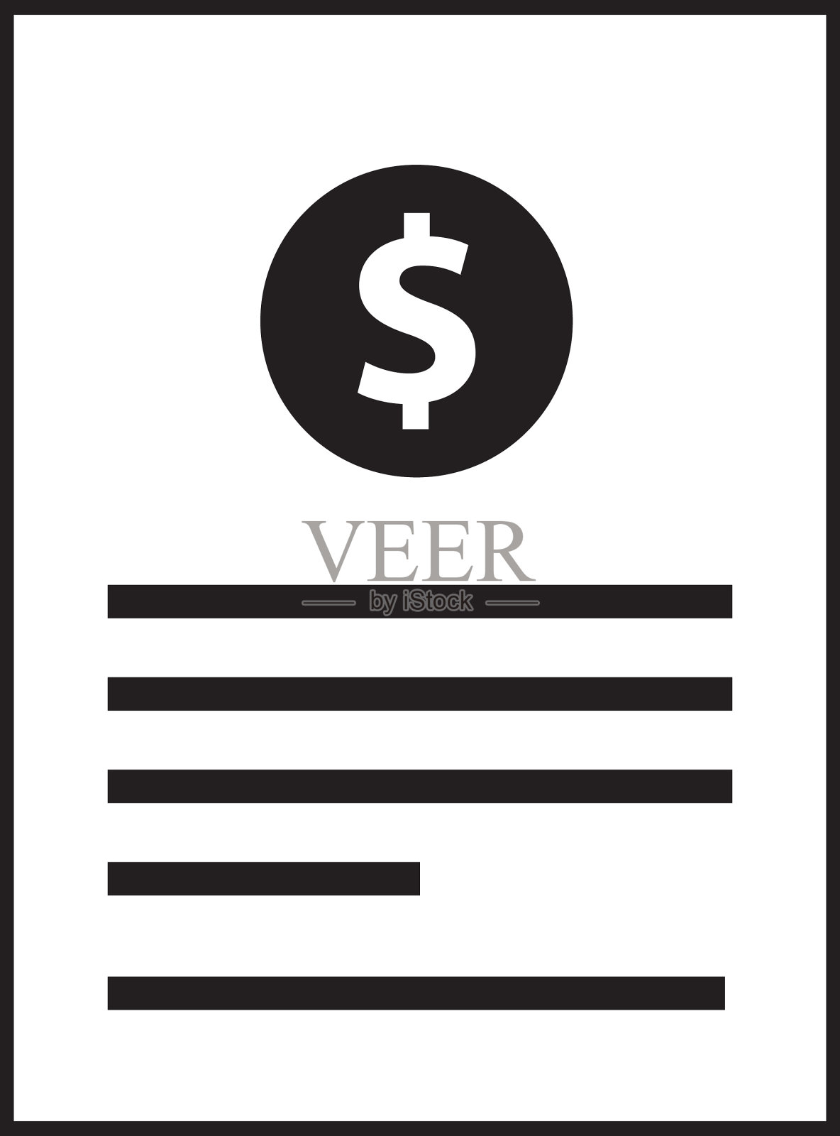 记录图标的业务文件数据和插画图片素材