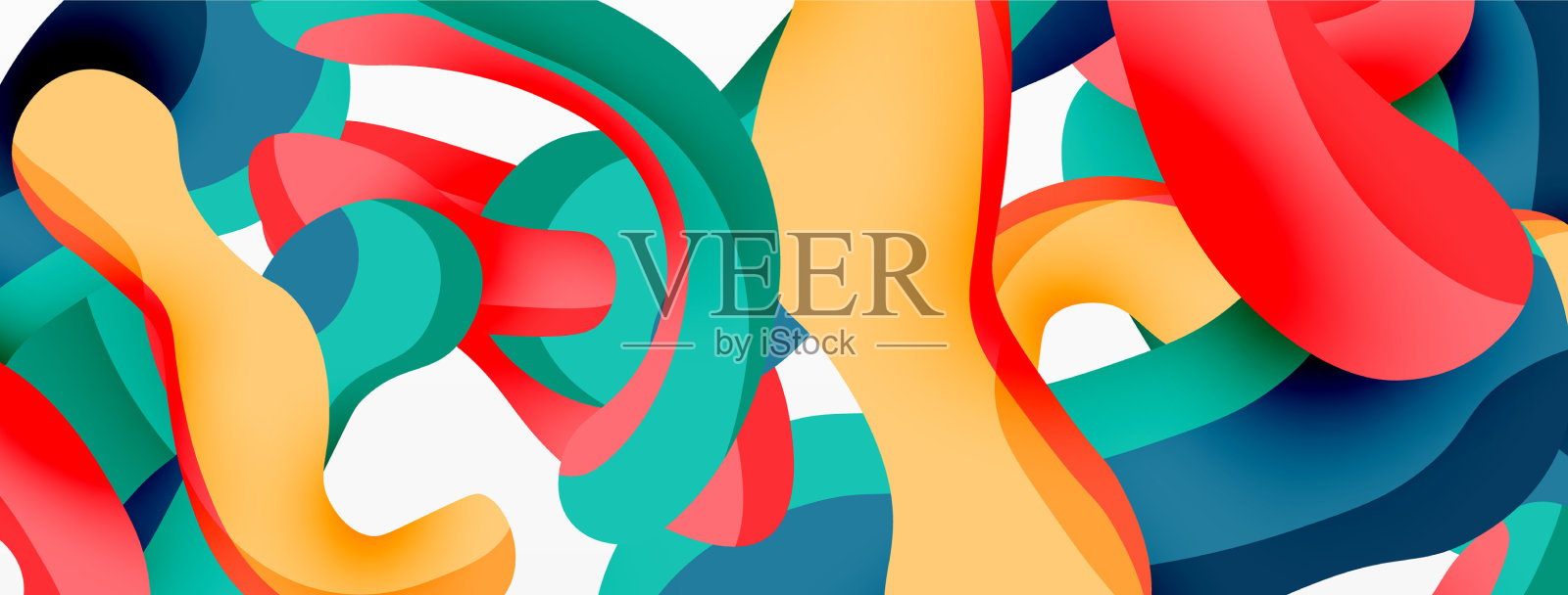 创意几何墙纸飞溅形状插画图片素材