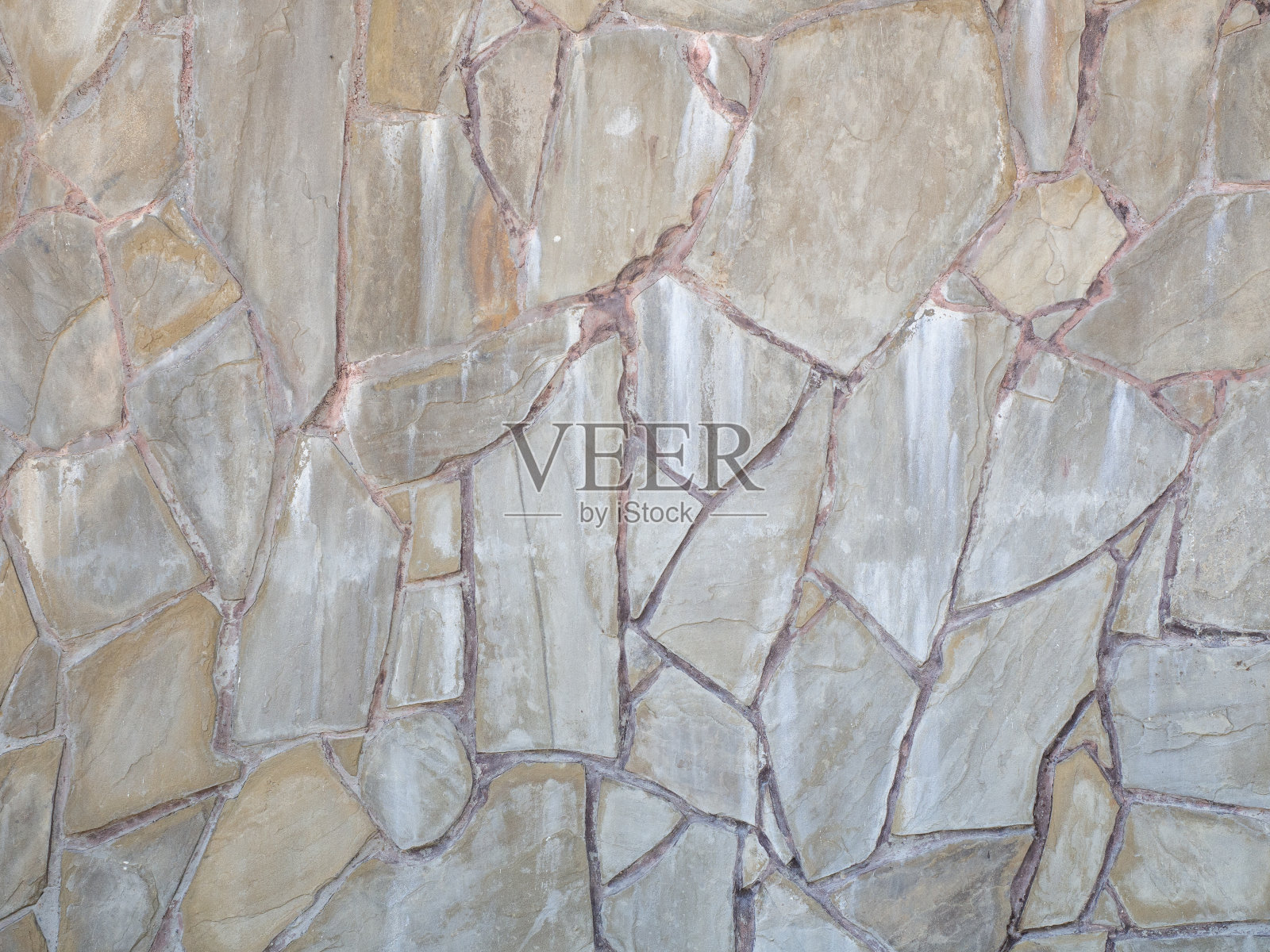 纹理的石板墙。纹理砂岩墙砌体覆层。全屏图像。不是无缝的纹理。照片摄影图片