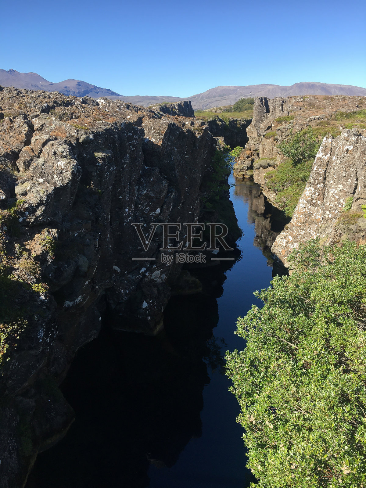 Þingvellir (Thingvellir)是冰岛的一个历史遗迹和国家公园，位于Reykjavík以东。照片摄影图片