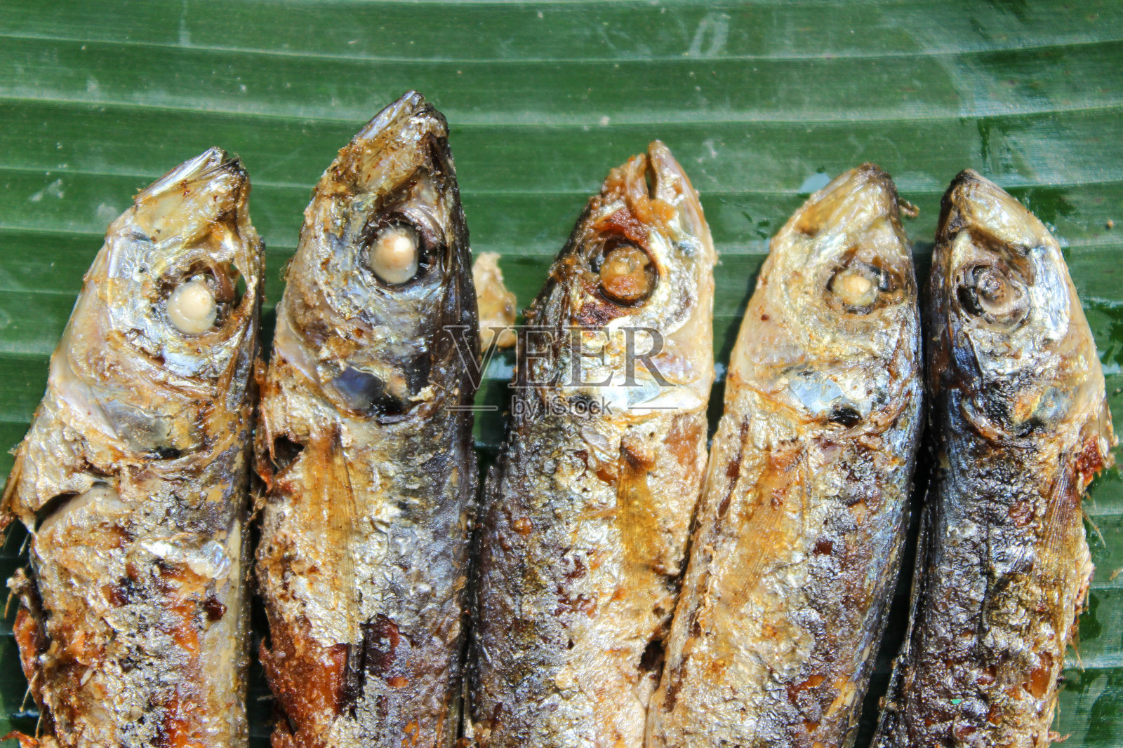 印尼食品咸鱼照片摄影图片