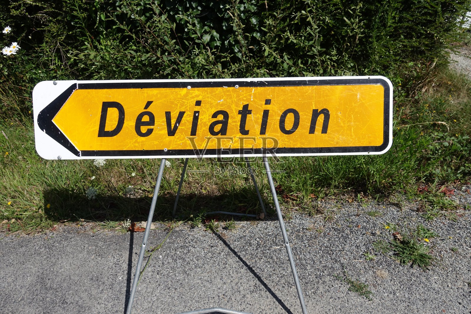 导流路牌路牌工程法语照片摄影图片