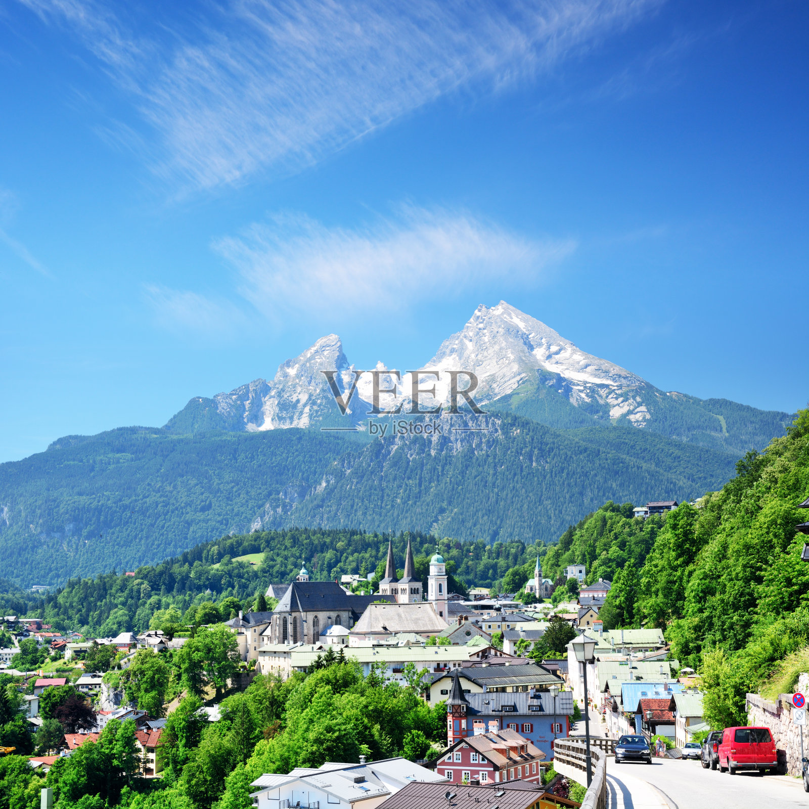 伯希特斯加登华兹曼山照片摄影图片