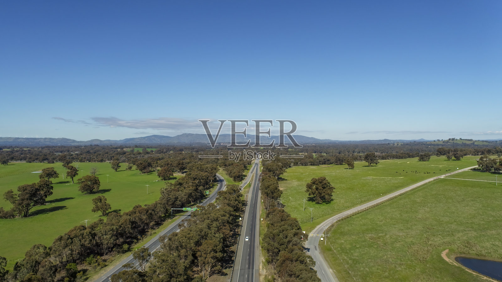 休谟公路航空照片摄影图片