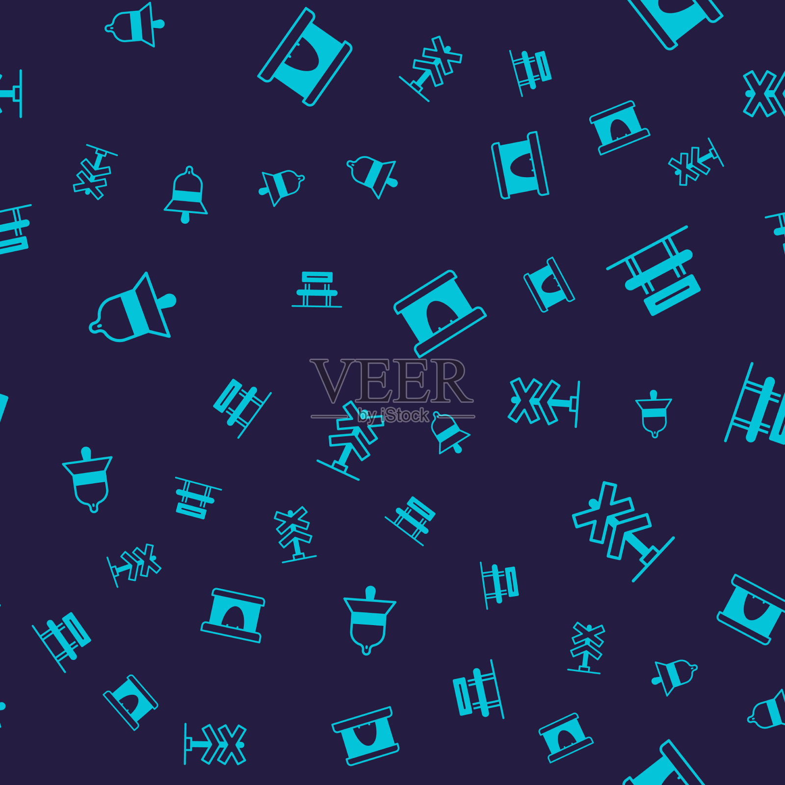 设置火车站候车大厅铁路图标素材