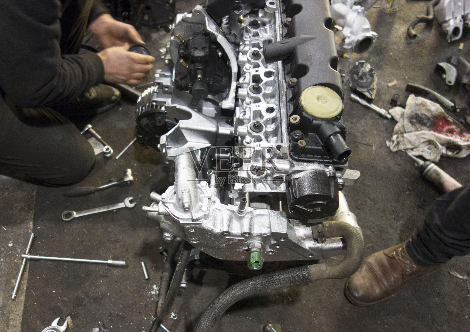 汽车的内燃机照片摄影图片