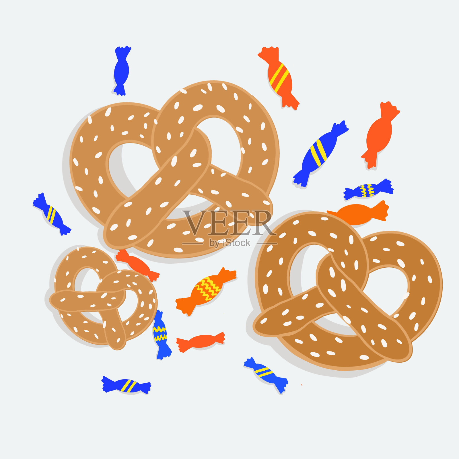 糕点插画图片素材