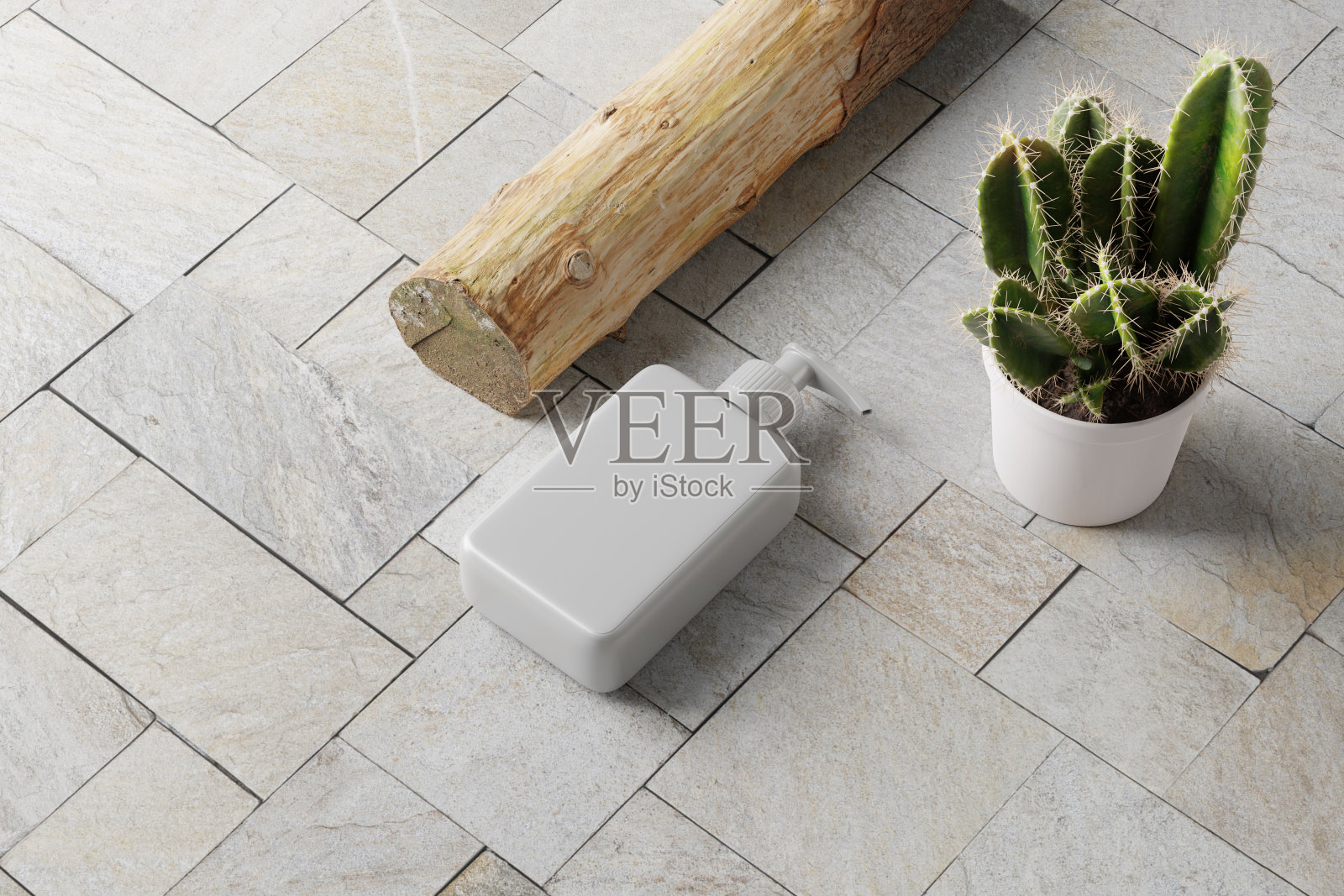 方形泵瓶模型照片摄影图片